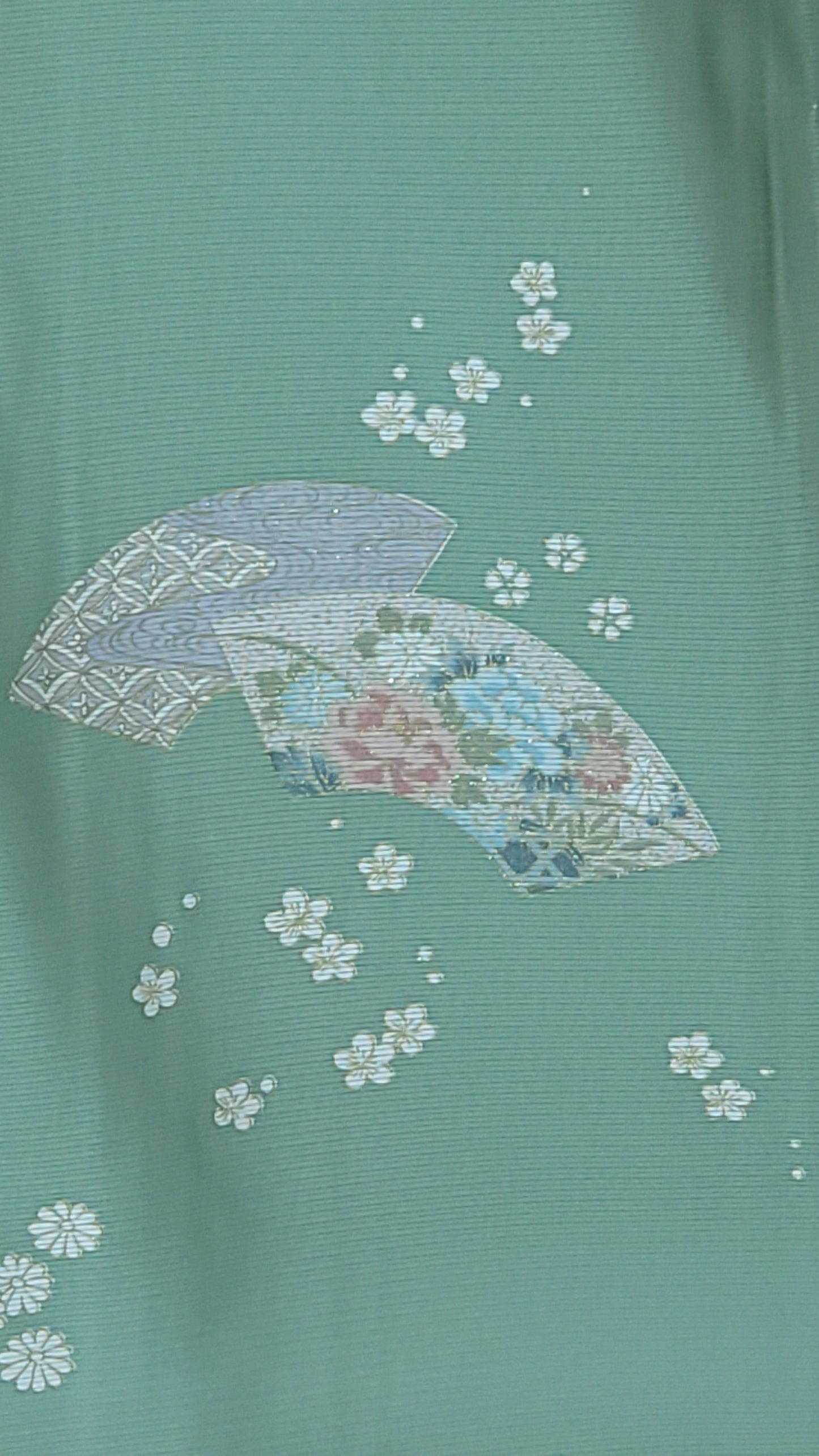 (和服) 京都友禪、絲綢、夏季服裝