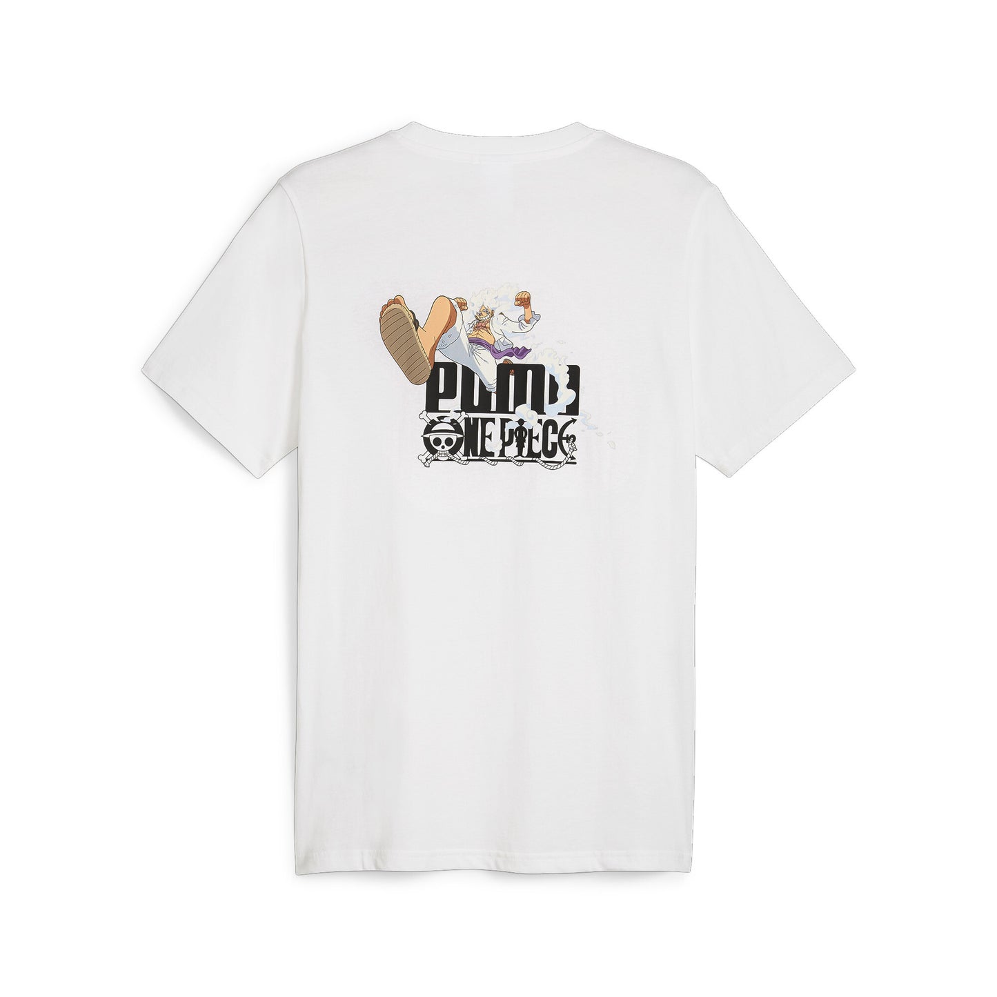 PUMA X 海賊王 XL碼 圖案T恤(路飛款)PUMA白