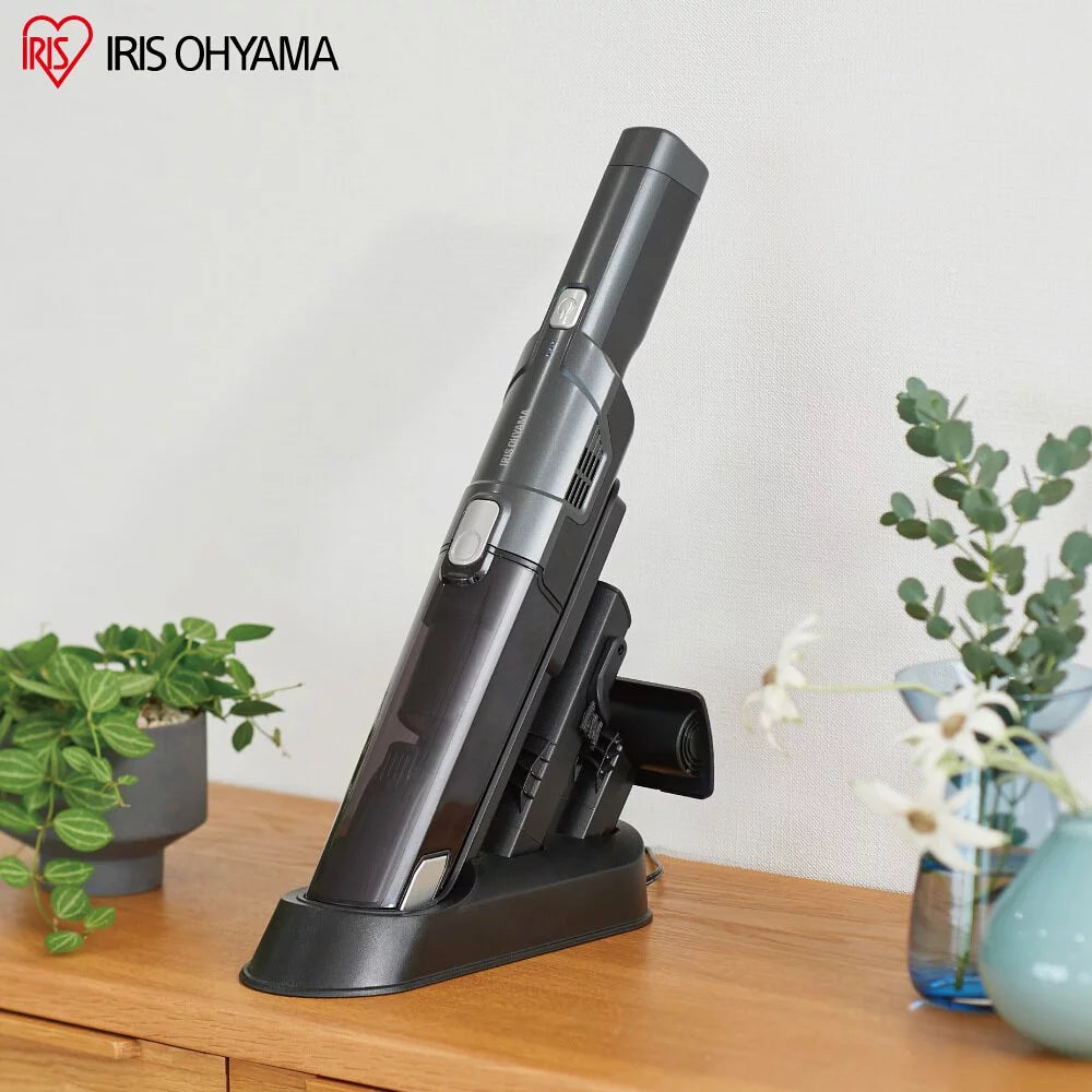 日本品牌・已檢查 IRIS OHYAMA IC-H50 黑色 攜帶式充電吸塵器_IRSTW_43