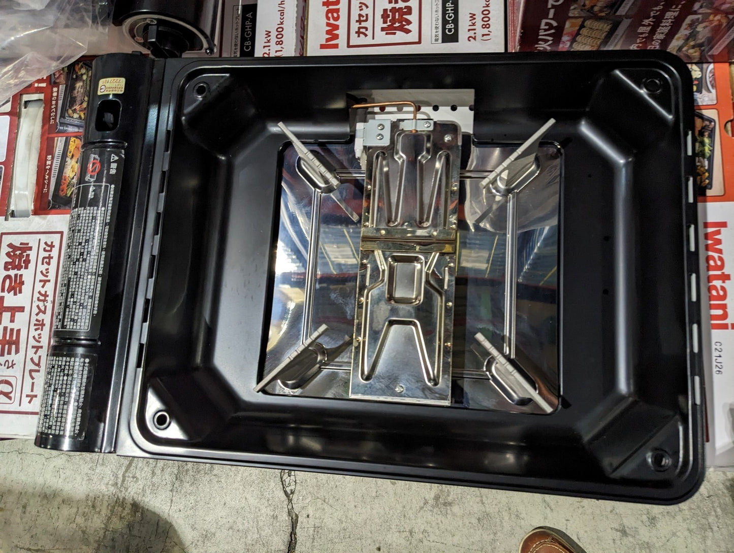 日本品牌・已檢查 Iwatani 岩谷 燒烤達人料理爐2.1kW(CB-GHP-A) Grade_A_IWATW_1