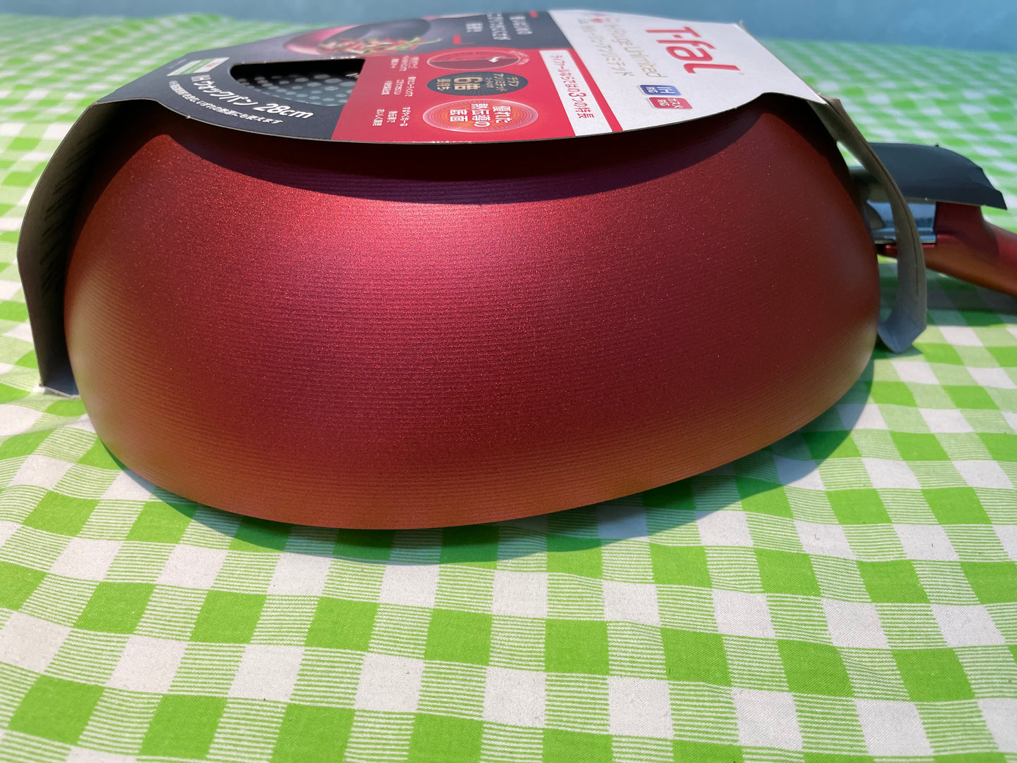 T-fal 特福 炒鍋 28厘米 深型 中式炒鍋 IH 支持煤氣火 "IH口紅 Unlimited Walk麵包" 不易粘鍋 紅色 G26219_CRSJP_27