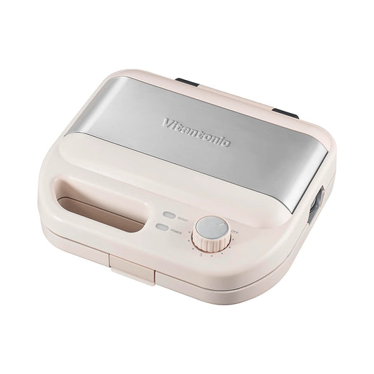 日本品牌 Vitantonio 小V多功能計時鬆餅機 VWH-600-I(白色)_YOUTW_837