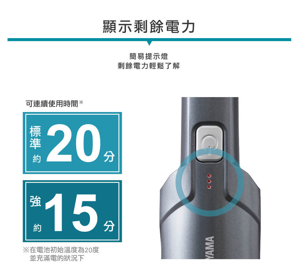 日本品牌・已檢查 IRIS OHYAMA IC-H50 黑色 攜帶式充電吸塵器_IRSTW_43
