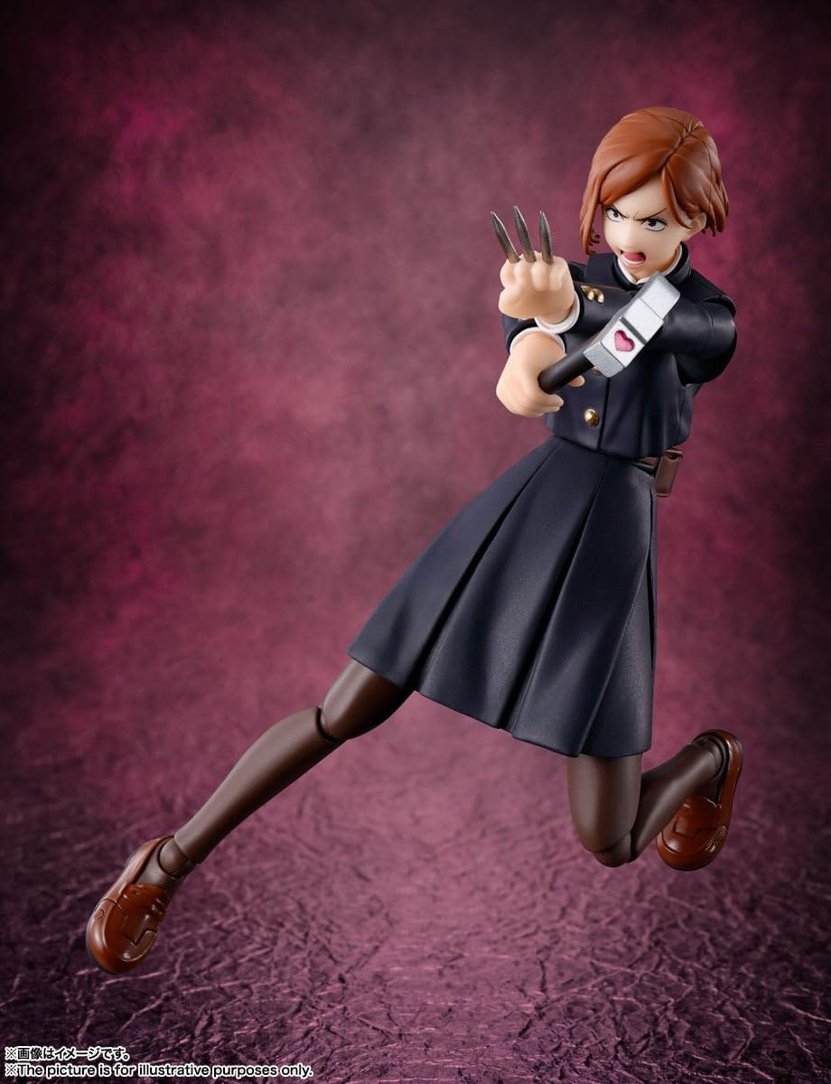 BANDAI SPIRITS S.H.Figuarts 咒術回戰 釘崎野薔薇 約135釐米 PVC・ABS材料製 已上色可動手辦 203132_YOUTW_610