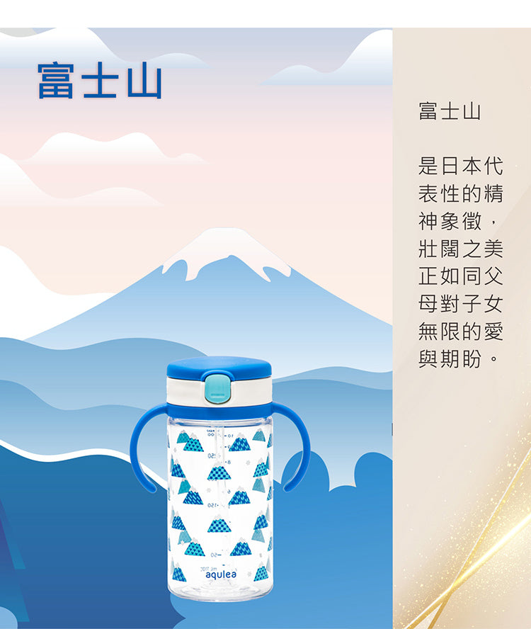 Richell 富士山隨身吸管水杯320mL_RICTW_19