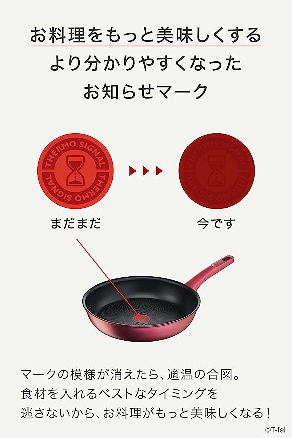 T-fal 平底鍋 28厘米 IH 支持煤氣火 "IH Rouge Anlimited 煎鍋" 不易粘鍋 紅色 G26206_CRSJP_87