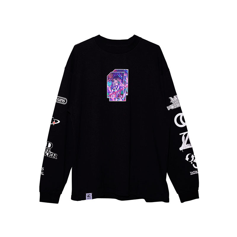 ZUTOMAYO CARD LongTee A(Black) 長T黑色_YOUTW_438