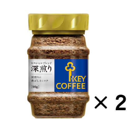 KEY COFFEE 特級 深焙 即溶咖啡 90g*12【保存期限2025年6月】_KEYTW_2