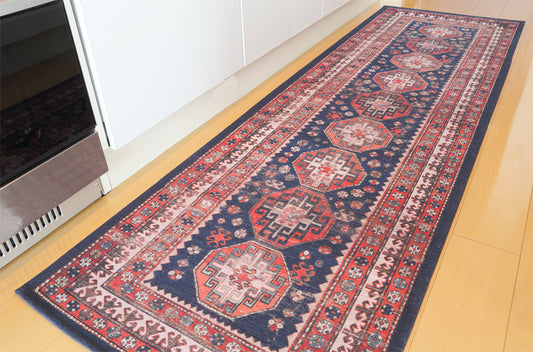 義大利地毯東方藍74×155cm