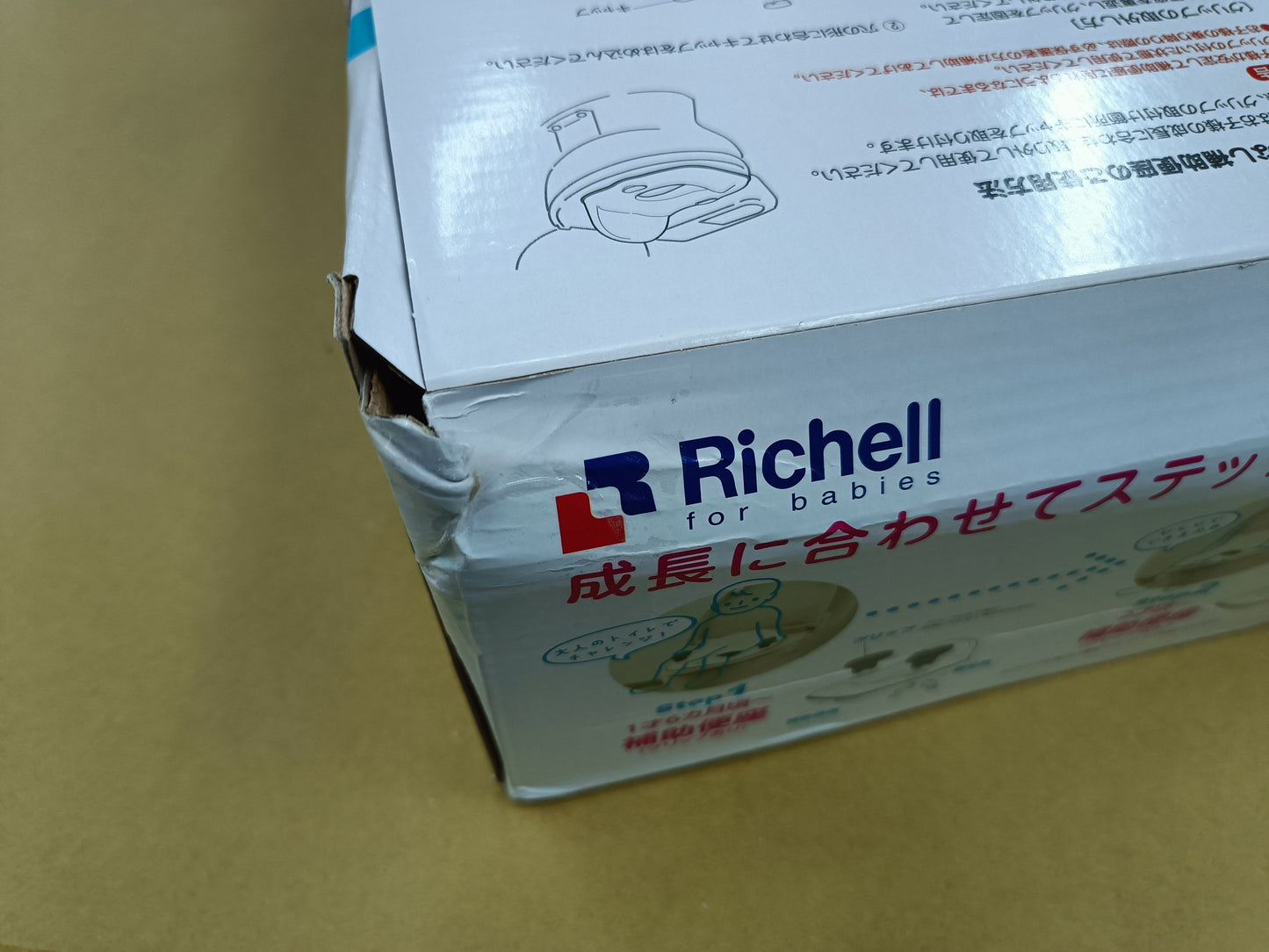 Richell Pottis灰白抑菌輔助便座_RICTW_40