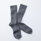 可回收 W/PL 編織襪 灰色和米色_YOUTW_359